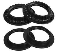 Ipetboom Lot de 4 Anneaux de Fixation en Plastique pour Abat-jour, Bague D'adaptation pour Douille E27 E26, Support Sécurisé pour Lampes sur Pied et Suspensions Modernes