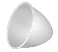 Ipetboom Moule à Gâteau Haut en Alliage D'aluminium Argenté Surface Lisse, Multifonctionnel et Adapté pour Four, Moule à Fond Fixe pour Gâteau Poupée Décoratif