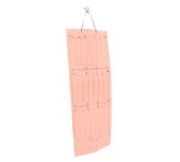 Ipetboom Organisateur Suspendu Pour Pinces Et Nœuds De Cheveux Grand Format 38x104 Cm En Feutre Rose, Rangement Mural Pour Accessoires Cheveux Filles, Pochette De Stockage Pratique Et Décorative
