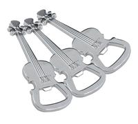 Ipetboom Ouvre-bouteilles Porte-clés Décoratifs en Métal Forme Guitare Lot de 3 Structure Simple et Résistante, pour Camping et Voyages