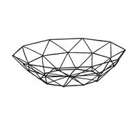 Ipetboom Panier de Rangement Noir Multi Usage Panier Égouttoir pour Fruits Légumes et Snacks S pour Cuisine et Salon