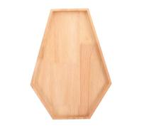 Ipetboom Plateau de Service en Bois de Cercueil Élégant et Minimaliste Plateau Alimentaire pour Apéritifs et Snacks pour Table à Manger et Toutes Occasions