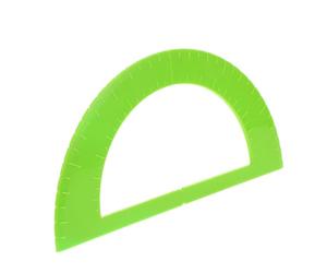 Ipetboom Rapporteur D'ingénieur en Plastique Vert Clair Semi-circulaire pour Rentrée Scolaire, Fourniture pour Aveugles Mesures Précises et Simplification des Opérations à Domicile