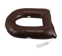Ipetboom Rehausseur de Wc, Coussin de Siège de Toilette Épaissi, Eva Coton Cuir Artificiel, Antidérapant, Marron, pour Seniors et Garçon et Filles
