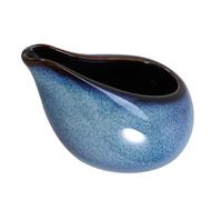 Ipetboom Saucière Porcelaine Pot à Lait Design Élégant Sauce Vinaigrette pour Cuisine et Restaurant Couleur Bleu