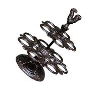 Ipetboom Support à Œufs Vintage en Métal Noir Modèle Poulet, Panier de Rangement Pratique et Décoratif Cuisine, Effet de Stockage Sécurisé et Original