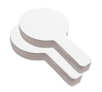 Ipetboom Tableau Blanc Portable Double Face Effaçable à Sec en Papier Blanc, pour Démonstrations D'enseignants et Cours, Pack de 30 Pièces Moderne et Minimaliste