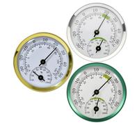 Ipetboom Thermomètre d'ambiance multifonction 3pcs, hygromètre numérique, plastique et métal, mesure température et humidité, intérieur extérieur, maison, jardin, terrasse, lecture Celsius