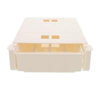 Ipetboom Tiroirs de rangement sous le bureau : boîte de rangement pour organisateur d'ongles, tiroir d'étagère sous le bureau, support pour outils d'ongles pour salons de beauté à