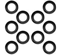 iplusmile 10 Pièces Panier Filtre de Vidage pour Évier, Joint PVC Noir | Résiste à L’eau Chaude et Froide, Installation Facile, Retient les Débris Alimentaires, Cuisine et Salle de Bain