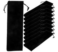 iplusmile 10 pièces Pochettes à Cordon pour Couverts Réutilisables Lot Rangement pour Baguettes et Couverts Pratiques et Légers pour Transport et Voyage