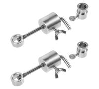 iplusmile 2 Ensembles Poids de Rôtissoire en Acier Inoxydable Argenté | Accessoire Bbq Robuste pour Grils Domestiques, Évite le Blocage, Assure Cuisson Uniforme, Usage Professionnel