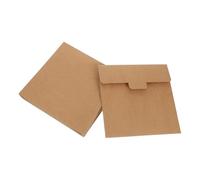 iplusmile 20 Enveloppes Carrées en Papier Kraft Épais 20x20 Cm, Pochettes de Rangement pour Cartes, Enveloppes D'invitation Écologiques, Lot de 20, Emballage Polyvalent pour Mariage,