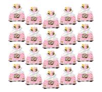 iplusmile 20 Pièces Boîte en Papier Rose de Voiture pour Mariage, Emballage Pliable et Pratique, Petite Boîte à Bonbons pour Fêtes et Anniversaires