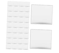 iplusmile 200 Pièces Carreau de Miroir Autocollant, Mosaïques de Miroirs Auto-adhésives, Acrylique, Carré, Argenté, 2,5cm, pour Ornements et Rénovation de Pièce