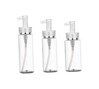 iplusmile 3 Pièces Flacon Distributeur Vide Rechargeable Flacon Pompe Pour Voyage Transparent Pour Cosmétiques