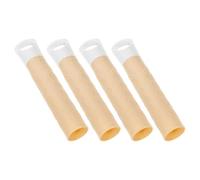iplusmile 4pcs Poignées de Rechange pour Balai en Plastique Khaki, Installation Facile, Structure Simple, Accessoires Polyvalents pour Outils de Nettoyage