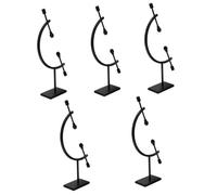 iplusmile 5 Pièces présentoir boule de cristal support à œufs en pierre support de sphère de jardin Support de présentation en cristal Présentoir de boule de cristal support porte-sphère