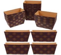 iplusmile 50pièces Caissettes Papier Alimentaire Rectangulaires Antiadhésives pour Gâteaux et Moules Jetables Polyvalents pour Cupcakes et Pâtisseries Léger et Pratique pour Fêtes
