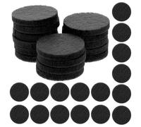 iplusmile 80 Pièces Pastilles de Diffuseur D'arôme en Coton Noir | Absorption des Huiles Essentielles, Usage Maison, Format Pratique, Lot pour Approvisionnement Parfumé