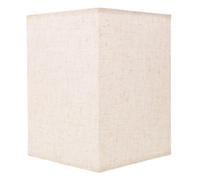 iplusmile Abat-jour en Lin Rectangulaire pour Lampe de Table et Applique, Forme Rustique, Couleur Beige, Taille Moyenne, Usage Quotidien au Salon et Bureau, Réduction de l'Éblouissement