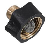 iplusmile Adaptateur D'entrée de Pompe Raccord Mâle 3/8 à Femelle 3/4 pour Nettoyeur Haute Pression avec Filtre Matériau Abs et Cuivre, Installation Facile pour Tuyau D'arrosage Jardin