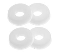 iplusmile Adaptateur Réducteur pour Meuleuse D'établi 2 Sets en Plastique Blanc Diamètre Ajustable et Épaisseur 7-8mm pour Meules de Touret en Travail du Bois et Pierre
