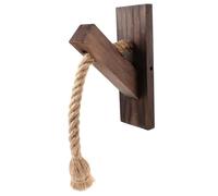 iplusmile Applique Murale en Bois et Corde de Chanvre, Décoration Rustique | Montage Mural Gain de Place, Éclairage Intérieur, pour Couloir et Chevet, Style Ferme, Usage Décoratif