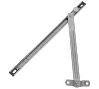 iplusmile Barre de Sécurité pour Fenêtre à Battant en Acier Argenté Angle D'ouverture Réglable, Limiteur de Fenêtre Robuste Maison et Protection des Garçon et Filles
