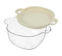 iplusmile Bassine Cuisine Double Couche Blanc en Plastique Panier Multifonction pour Fruits et Légumes pour Usage Cuisine