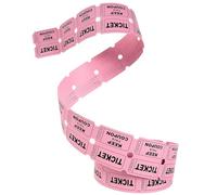 iplusmile Billets de Tombola en Papier Rose pour Événements et Fêtes, Rouleau Unique de 1000 Tickets Interactifs Ajoutant de L'excitation aux Tirages Centres Commerciaux