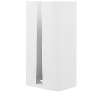 iplusmile Boîte à Mouchoirs Horizontale et Verticale en Acier Carbone Blanc Magnétique Distributeur de Mouchoirs Accessoire Cuisine Multifonction, Fixation Aimantée pour Réfrigérateur