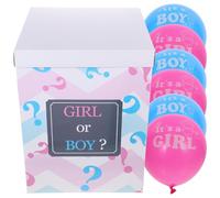 iplusmile Boîte de Découverte Bébé Ballons en Papier, Décoration pour Fête Prénatale, 1 Set pour Shower et Party Decoration