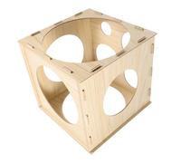 iplusmile Boîte De Mesure En Bois Cube Pour Ballons Pliable Léger Pour Professionnels Cadre Décorations Fêtes Mariages Outils De Mesure Tailles Ballons Pour Créations Précises