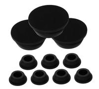 iplusmile Bouchon de vidange pour climatiseur 10pcs, caoutchouc noir, diamètre 20 mm, pour unité extérieure, fiable, remplacement de la prise secteur