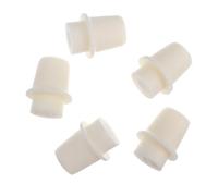iplusmile Bouchons Coniques Légers Beige Lot de 5 en Silicone Résistance Diélectrique et Thermique pour Flacons de Laboratoire et Adaptés aux Tubes à Essai