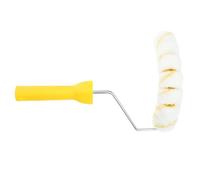 iplusmile Brosse à Rouleau Arquée Polyester et Roues Couverture Uniforme pour Tuyaux de Gaz Naturel pour Peinture DIY sur Canalisations