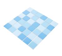 iplusmile Carrelage en Céramique Bleu pour Piscine sans Joint, 36 Pièces, Facile à Utiliser, pour Piscines Extérieures et Bassins à Poissons