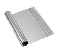 iplusmile Coupe-pâte Inox avec Échelle Graduée Racloir Crème et Pâte Polyvalent pour Pâtisserie et Boulangerie Ustensile de Cuisine Léger et Facile à Nettoyer Couleur Couleur Aléatoire