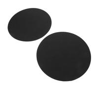 iplusmile Coussin Antichoc Ambiance Estivale Paisible 2 Pièces en Éponge Noir Amortisseur de Vibrations et Protection Antidérapante pour Base de Ventilateur Tour en Espace de Vie