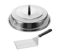 iplusmile Couvercle Dôme à Griller Le Fromage pour Barbecue Extérieur en Acier Inoxydable Conserve L'humidité Saveur, Adapté aux Cuisines et Barbecues Adapté aux Cuisines et Barbecues