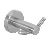 iplusmile Crochets Muraux en Acier Inoxydable Argenté Résistants Rouille, Surface Lisse et Arrondie, Patères Décoratives Modernes pour Vêtements Murs et Portes