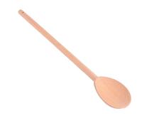 iplusmile Cuillère Cuisine en Bois, Longue Cuillère à Mélanger, Khaki, une Pièce, pour Scooper les Condiments, Ne Brûle Pas les Mains, Prise en Main Confortable, la Cuisine et Pâtisserie