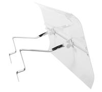 iplusmile Déflecteur de Climatisation Réglable en Plastique Blanc 40cm pour Bouche D'aération Intérieur Améliore la Circulation D'air et Réduit la Consommation D'énergie