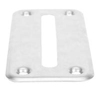 iplusmile Fente à Monnaie en Acier Inoxydable 4 Trous de Vis, Surface Polie Lisse et Résistante la Rouille, pour Vitrine de Magasin ou Décoration Photo