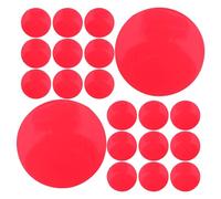iplusmile Films Adhésifs Diffuseurs de Lumière Chaude Rouge Lot de 30 Autocollants Ronds en Pet à Couleur Solide pour Downlights et Spots pour Chambres et Studios Photo