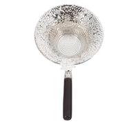 iplusmile Filtre à Thé Chinois, Passoire à Thé en Vrac, Alliage D’étain et Hêtre, Motif Carpe Koi, Argenté, Maille Fine, pour Théières et Tasses, Infusion Quotidienne