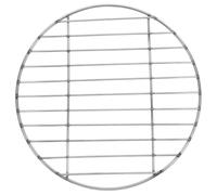 iplusmile Grillage à Barbecue Rond en Acier Inoxydable, Grille 2, 8cm | Argenté, Usage Extérieur et Bbq, Design Simple, Application Large pour Cuisson