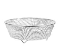 iplusmile Grille Ronde Suspendue en Acier Inoxydable pour Four et Viande | Design Vertical Peu Encombrant, Cuisson Homogène, Accessoire Polyvalent pour Barbecue Maison et Cuisines Compactes