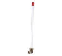 iplusmile Jauge de Niveau D'eau pour Réservoirs et Citernes, Indicateur de Niveau Liquide Solide en Plastique et Cuivre, Compatible Piscines de Protection Incendie et Usage Domestique